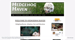 Desktop Screenshot of hedgehoghaven.com